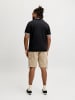 JACK & JONES PLUS Poloshirt in Black