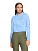 BETTY & CO Bikerjacke mit Stehkragen in Hellblau