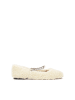 Kazar Studio Ballerinas in Off-white