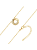 Rafaela Donata Kette aus Sterling Silber mit Zirkonia in gelbgold