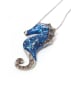 collezione alessandro Lange Kette " Filiz " in blau