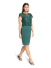 Vera Mont Etuikleid mit Spitze in Dark Emerald