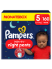 Pampers Monatsbox Night Pants "Baby-Dry", Größe 5, 160 Stück, 12kg - 17kg