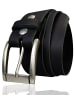 FRONHOFER Ledergürtel 4cm in Schwarz