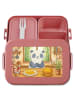 Mr. & Mrs. Panda Bentobox Panda Pommes Gebet Design ohne Spruch in Rot Pastell