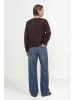 Rich & Royal Strickpullover in schoko - 0002