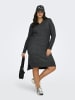 ONLY Carmakoma Strickkleid in Medium Grey Melange