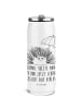 Mr. & Mrs. Panda Trinkflasche Seeigel mit Spruch in Weiß