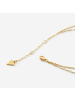 Guess Damen-Kette zweireihig Flowers Bunt/Goldfarben