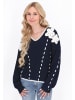 IZIA Women Sweater in navy