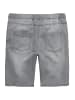 Men Plus Bermuda in grey denim