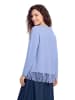 CARTOON Strickpullover mit V-Ausschnitt in Light Blue Melange