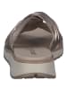 Caprice Plateau-Pantoletten in TAUPE METALLIC