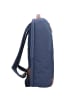 Greenburry Recycled PET Sydney Rucksack 44 cm Laptopfach coral blue