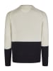 HECHTER PARIS Rundhals-Pullover in offwhite