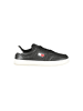 Tommy Hilfiger Schwarze Leder-Sneaker