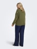 ONLY Carmakoma Jeans mit weitem Bein in Dark Blue Denim