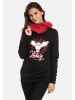 Harry Potter Schalkragenpullover Harry Potter Hedwig Arrows in schwarz/rot