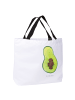 Mr. & Mrs. Panda Shopper Avocado Kern ohne Spruch in Weiß