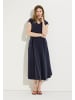 More & More cleanes, figurumspielendes Maxikleid in marine
