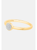 Diamant Exquis Ring aus 375 Gelbgold mit Diamant