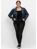 sheego Bikerjacke in nachtblau