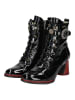 LAURA VITA Stiefelette in Schwarz Lack