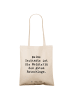Mr. & Mrs. Panda Strandtasche Spruch Großtante Ratschlag mit Spruch in Creme