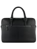 Bugatti Bella Aktentasche Leder 38 cm Laptopfach schwarz
