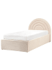 Beliani Kinderbett ANET in Beige - (W) 106 x (H) 100 x (L) 218 cm
