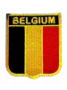 Catch the Patch Belgien Flagge FahneApplikation Bügelbild inGelb