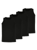 Puma 4er Pack Tank Tops in Schwarz