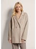 MADELEINE Eleganter Wollmantel mit Reverskragen in cappuccino