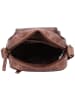 Greenland Nature Mascu & Line Umhängetasche Leder 20 cm brown