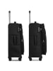 Worldpack Chicago 4 Rollen Kofferset 3-teilig mit Dehnfalte black