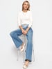 SASSYCLASSY Langarmshirt in Offwhite