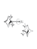 Alexander York Ohrringe, Ohrstecker STERNE in 925 Sterling Silber, 2-tlg.