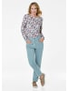 GOLDNER Sportliche Slim Fit Baumwollhose in mint