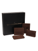 The Chesterfield Brand Geldbörse Geschenkset 4-teilig  Leder 12 cm braun
