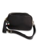 Florence Leder Umhängetasche Florence Tasche schwarz ca. 20cm