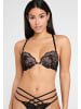 LASCANA Push-up-BH in schwarz-toffee