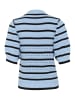 Kaffe Strickpullover KAevelyn Regular fit in Soft Chambray / Black Stripe