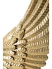 Mauro Ferretti Set mit 2 goldenen Metallflügeln, 60 x 4,4 x 130 cm