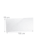 relaxdays Spritzschutz in Transparent - (B)100 x (H)50 cm