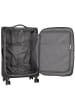 D&N Travel Line 9204 4 Rollen Kofferset 3-teilig mit Dehnfalte schwarz