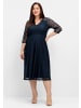 sheego Cocktailkleid in nachtblau