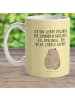 Mr. & Mrs. Panda Tasse Murmeltier mit Spruch in Gelb Pastell