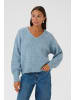 Kaffe Strickpullover KAtrina Loose fit in Windward Blue Melange