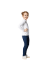 tectake Einfarbiges Langarm-Shirt für Kinder, weiß