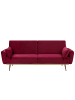 Beliani 3-Sitzer Sofa EINA in Rot - (W) 210 x (H) 86 x (L) 81 cm